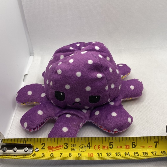 Octopus Plush Reversible Stuffed Animal 7” Toy - Picture 8 of 8